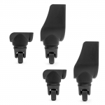 4 tk Reisikohvri Asendusrattad Praktilised Plastikust P&ouml;&ouml;rlevad Pagasirattad Parandus Tarvikud Lihtsaks Liikuvuseks