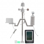 Juhtmevaba ilmajaam LCD-taustavalgusega, tuule kiiruse, sademete m&otilde;&otilde;turi ja muude instrumentidega