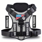 Teeninduskoera rakmed, peegeldavad koeravesti rakmed 5 tk plaastriga, reguleeritavad pehmed Oxfordi lemmikloomarakmed, sisemine v&otilde;rk, lihtne XS