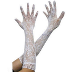 Perspective Mesh Glove Glove Glove Glove 1 tk Euroopa ja Ameerika pulmade pitskindad pruudikindad Red punane