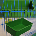 Multifunktsionaalne Creative Green Food Tray Parrot Bathb Animal Cage Du&scaron;ikast