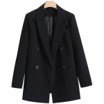 Naiste &uuml;likonnajope Kevadine uus korea stiilis metsik v&auml;ike tippklassi Sense of Net Red lahtine &otilde;huke &uuml;likonna jope M must