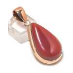 Carnelian Handmade Copper Jewelry Pendant 2.05 e8m64