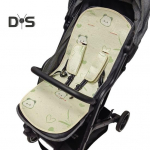 Universaalne Vankrimatt Hingav Beebi Vankrikate Rakmekaitsmed Koomiksiga Muster Jahutav Matt Vankritele Suvine Kasutus A Panda