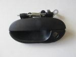 For Hyundai Accent 1995 1997 Front Door Exterior Opening Handle Left Black Segmented Type Euro Body 82650-22000