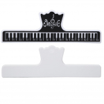 2 tk Muusika raamatu noodiklamber Plastikust lehek&uuml;ljehoidja Muusikainstrumendi esitus must