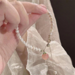 Korea virsiku ripatsiga k&auml;ev&otilde;ru naistele Elegantne barokkne p&auml;rlikett k&auml;ev&otilde;ru ehe peokink