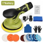 12V juhtmevaba autopoleerija 6 kiirusega autopoleerimismasina komplekt poleerimiseks/autovahatamiseks akuga 1*Battery