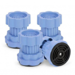 Yousheng 4/8Pcs Washing Machine Universal Heightening Pads Washer Dryer Leveling Stand Easy to Install Noise Reduction Anti-Vibration Riser Pads 4pcs