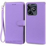 Realme Note 50 &uuml;mbris Nahast Rahakott Klapp Telefonikott Realme Note 50 &uuml;mbrisele Raamatukaas Realme Note50 &uuml;mbrise kate Fundas For Realme Note 50