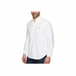 Polo Ralph Lauren &Uuml;hev&auml;rviline Polo Kraega &Uuml;he n&ouml;&ouml;pidega Pikkade varrukatega S&auml;rk Meeste s&auml;rgid Valge 710548535-001 S
