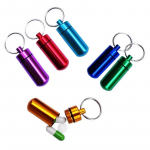 V&auml;listingimustes kasutatav ravimipudeli alumiiniumisulamist v&otilde;tmehoidja miniatuurne ravimipurk esmaabipillipudeli moodne v&otilde;tmehoidja v&auml;rv juhuslik Random color 1Pcs