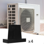 4 vibratsioonivastast alust kliimaseadmele, vibratsiooniisolaator v&auml;listingimustes kasutatav mini-split alus M