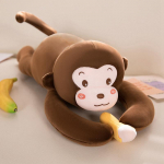 Uus Kawaii 60/100CM Lamav Ahv Pl&uuml;&uuml;sm&auml;nguasi Pika K&auml;ega Banaaniahv Pl&uuml;&uuml;s T&auml;idisega Loom Kingitused T&uuml;drukutele Kingitused Viska Padi Dekoratsioon about 60cm