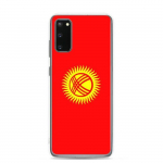 Coque T&eacute;l&eacute;phone &ndash; Samsung &ndash; Galaxy S23 Ultra &ndash; Drapeau Kirghizistan &ndash; Souple &ndash; mitmev&auml;rviline