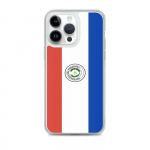 Coque iPhone &ndash; iPhone 14 Pro Max &ndash; Drapeau Paraguay &ndash; Supp &ndash; Mitmev&auml;rviline &ndash; Vertikaalne