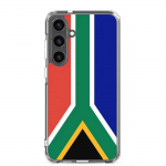 Coque T&eacute;l&eacute;phone &ndash; Samsung &ndash; Galaxy S24 Ultra &ndash; Drapeau Afrique du Sud &ndash; Souple &ndash; mitmev&auml;rviline