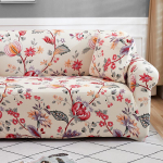 Elastne diivanikate Mustusevastane Spandexist diivanikate M&ouml;&ouml;blikaitse Diivanikatted elutuppa, magamistuppa, kontorisse, kodu kujunduseks Small(90-140cm)1pc white
