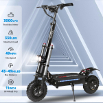 6000W V&otilde;imas Elektriroller 60V 38Ah Maksimaalne Kiirus 85km/h 100km S&otilde;iduulatus 11'' Rehvid Kahekordne Amortisaator Kokkupandav E-roller T&auml;iskasvanutele
