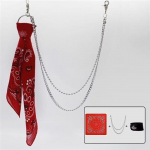 Unisex Hip Hop v&otilde;tmehoidja Jean Rahakott V&ouml;&ouml;kett Rock Punk Ribbon Biker Pear&auml;t Metallist V&ouml;&ouml;kett Aksessuaarid