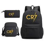 3 tk Uus CR7 Seljakott Koolikotid Poistele T&uuml;drukutele Teismelistele S&uuml;learvuti Mochilas &Otilde;lakotid 15.6 inch black