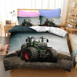 Traktori Voodipesukomplekt 3D-tr&uuml;kk P&otilde;llumajandust&ouml;&ouml;riist K&auml;rry Kodu Dekoratsioon Padjap&uuml;&uuml;r Tekikott Armas Kingitus Perele ja S&otilde;pradele 150x200cm