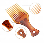 Lai Hammastega Hari Piik Kamm Kahvel Juuksehari Sisestatav Juuksepiik Kamm Plastikkammid Lokkis Afrojuuste Vormimiseks Naised Mehed 1pcs