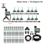 Intelligentne Automaatne Kastmiss&uuml;steem Aia R&otilde;du Kastmiss&uuml;steem Taimede Pihusti Veetaimer Timer + 30 drippers gray
