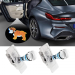 Auto LED viisakusvalgus logo projektsioon Cooper tervituslamp valgus LED viisakusvalgustile R55/r56/r57/r58/r59/r60/r51/f54/f56/f55/F60 must