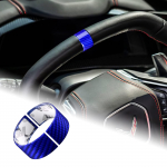 AIRSPEED Tarvik Reaalne K&otilde;va S&uuml;sinikkiust Auto Rooliratta R&otilde;nga Kleebise Raam Corvette'ile sinine