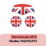 Car Water Cup Non-slip Mats Storage Slot leather Protection Pad For MINI COOPERS ONE Cabrio F55 F56 F57 Decoration Accessories F55F56F57 Gray jack