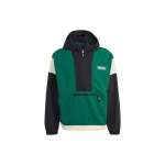 Adidas Originals Adventure Tuulejakk Pikkade varrukatega Kapuutsiga Spordijakk Meeste Jakid Tume-roheline IC5640 L