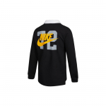 Nike Spordigraafikuga Kootud Pikkade Varrukatega Polo S&auml;rk Meeste Topp Must DD6180-010 XL