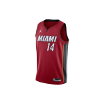 Nike Miami Heat Tyler Herro F&auml;nniversioon V-kaelusega varrukateta korvpallivorm Meeste Topp Punane CV9483-608 L
