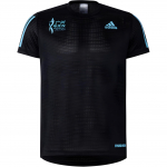 Adidas Own The Run T-s&auml;rk Guangzhou Maratoni Koost&ouml;&ouml; Jooksus&auml;rk L&uuml;hikeste Varrukatega T-s&auml;rk Meeste Topp Must HZ7707 L