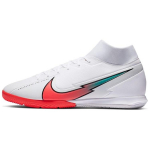 Nike Mercurial Superfly 7 Academy IC Valge Punane Jadesinine Meeste Tossud Photon-Dust Hyper-Jade Flash-Crimson AT7975-163 44
