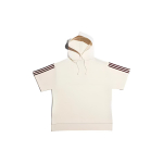 Adidas &Uuml;hev&auml;rviline Kapuutsiga L&uuml;hikeste Varrukate T-s&auml;rk Naiste Topid Pruun adidas-ivy-park-hoodie- XL