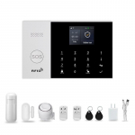 WiFi GSM Nutikas Kodu Vargusvastane Alarms&uuml;steem Mobiilirakenduse Juhtimisega International 2G + WiFi (US Power Adapter)