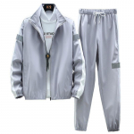 Meeste spordidressi kaheosaline komplekt, 2022, meeste komplektid, spordir&otilde;ivad, kevadine s&uuml;gisjope + p&uuml;ksid, vabaaja &uuml;likond, meeste r&otilde;ivad, hiphop XXXXXL hall