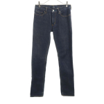 Paul Smith JEANS made in Japan Straight denim pants L Navy jeans Women Used black