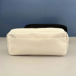 Kahekihiline hoiukott Kawaii pliiatsikott Armas pliiatsikott, suure mahutavusega kaasaskantav t&otilde;mblukuga kirjatarvete kott Kooli kontoritarbed beež