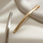 J.Lauren Metallist Slim Sirge Juukseklamber H01170 gold