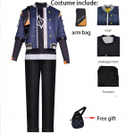 Tark Cosplay Kost&uuml;&uuml;m M&auml;ng Zenles Zone Zero Mehed Zzz Tark Riietus Rollim&auml;ng &Uuml;likond Halloweeni Peoks Comic Coniks S
