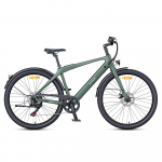 ENGWE N1 AIR Carbon Fiber Step-Over Electric Bike 250W 36V10Ah, 700C Tire Road E-Bike, Mechanical Disc Brake Lightweight E-Bike, LCD Display Pedelec Oil Disc Brakes roheline