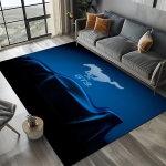 3D F-Ford Mustang v&otilde;idus&otilde;iduauto mootorratta vaip elutuppa, magamistuppa, kodu diivani kaunistamiseks, lasteala vaip libisemiskindel p&otilde;randamatt 60*90cm