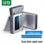 UGREEN kahekohaline 2,5-tolline SSD/HDD RAID-korpus