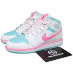 Air Jordan 1 Mid digitaalne roosa 555112-102 EU 38.5 valge