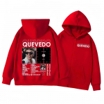 R&auml;ppar QUEVEDO Buenas Noches Merch Hupparid Mehed Naised R&otilde;ivad Mood Hip Hop Pulloverid Kvaliteetne Fliisist Huppariga Dressipluusid S