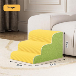 3/4-astmeline koeratrepp-redel m&auml;luvahust k&auml;snast koertele diivan eemaldatav ja pestav kaasaskantav treening lemmiklooma kaldtee trepid lemmikloomatarvikud