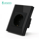 BSEED 1/2/3-kangi puutetundlik valgustusl&uuml;liti andurl&uuml;liti 1-suunaline seinakontakt USB Type-C-ga Klaaskontakt EL-standard Must